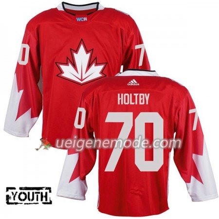 Kanada Trikot Braden Holtby 70 2016 World Cup Kinder Rot